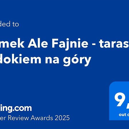 Domek Ale Fajnie - Taras Z Widokiem Na Gory Karpacz Kültér fotó